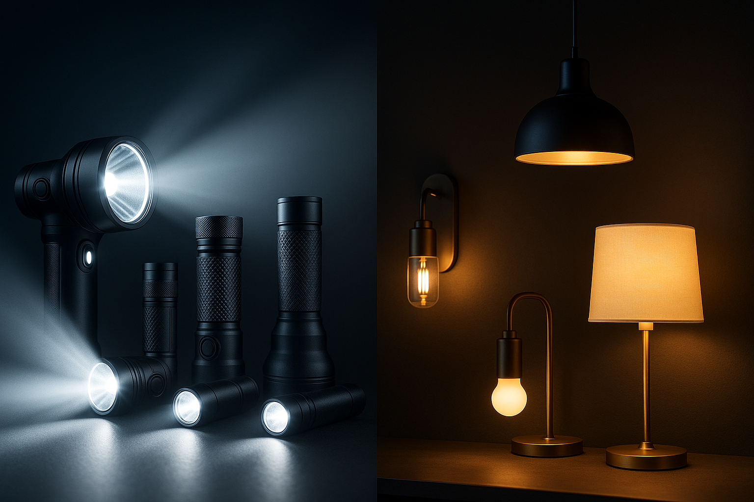 Image for a brand that sell Bright flashlights and lights for home 